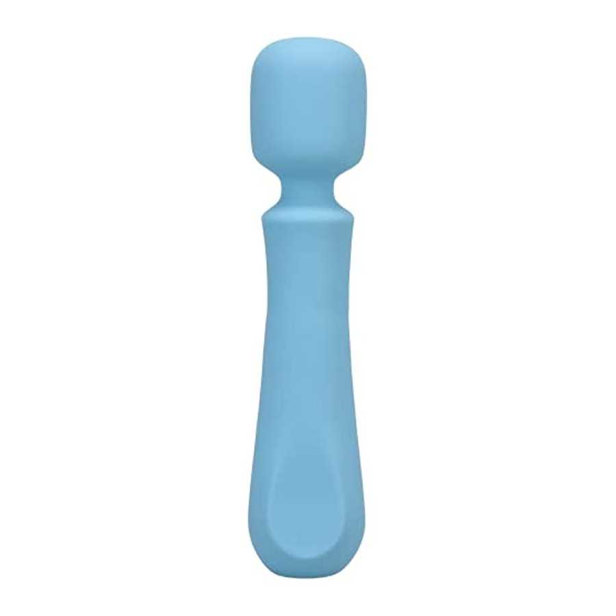 Doc Johnson Ritual - Euphoria - 10 Function Wand Vibrator - Silicone and Rechargeable - Discreet, Blue
