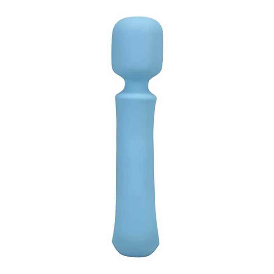 Doc Johnson Ritual - Euphoria - 10 Function Wand Vibrator - Silicone and Rechargeable - Discreet, Blue