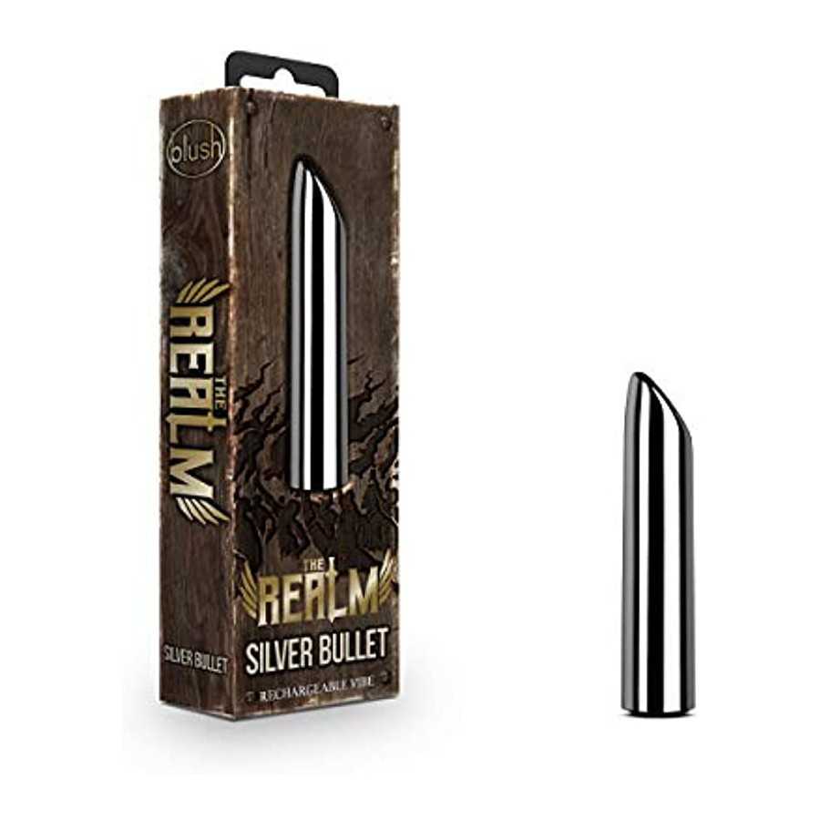 Blush The Realm - Rumble Tech Powered Deep Rumbly Vibrating Rechargeable Bullet Vibrator - 10 Thoughtfully Designed Vibration Mo
