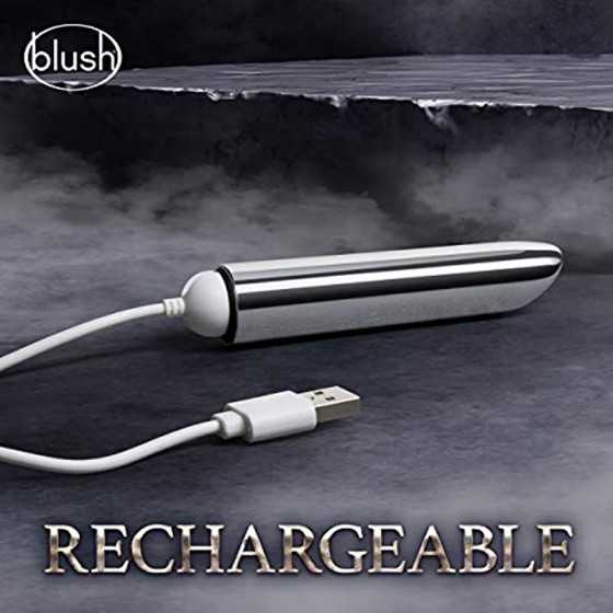 Blush The Realm - Rumble Tech Powered Deep Rumbly Vibrating Rechargeable Bullet Vibrator - 10 Thoughtfully Designed Vibration Mo