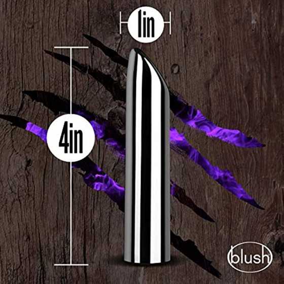Blush The Realm - Rumble Tech Powered Deep Rumbly Vibrating Rechargeable Bullet Vibrator - 10 Thoughtfully Designed Vibration Mo