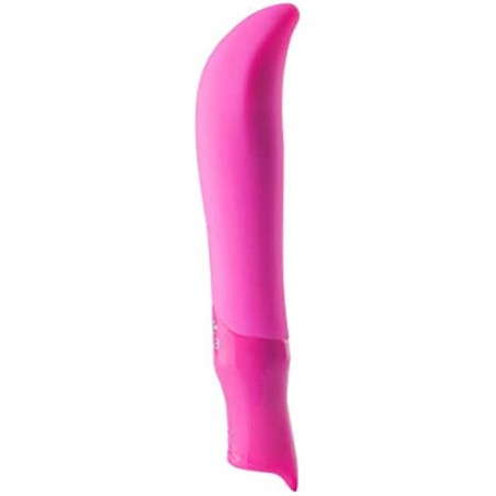 Maia Maddie Rechargeable Silicone Bullet Vibrator, Neon Pink