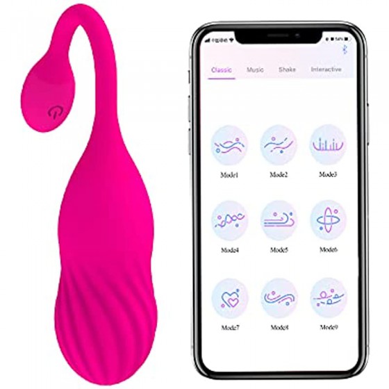 LEVETT - Bullet Vibrator Couple Sex Toy with APP Control for G-Spot Clitoral Stimulating Anal Massage with 9 Vibration Modes Wat