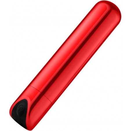 Luv Inc Shiny Bullet Vibrator Super Strong Clitoral Nipple Stimulator Adult Toys for Female with 10-Modes, USB Rechargeable Wate
