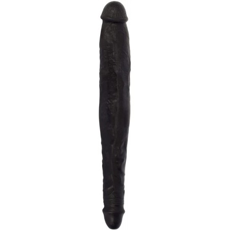 Curve Novelties Jock Tapered Double Dong, Brown, 16 Inch