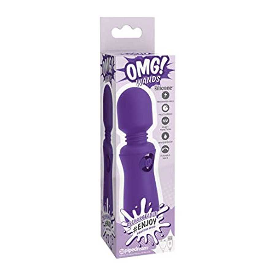 Pipedream Products OMG! Wands Enjoy Rechargeable Vibrating Wand, Purple