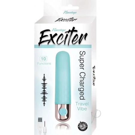 Exciter Travel Vibe Rechargeable Silicone Vibrator (Pink)