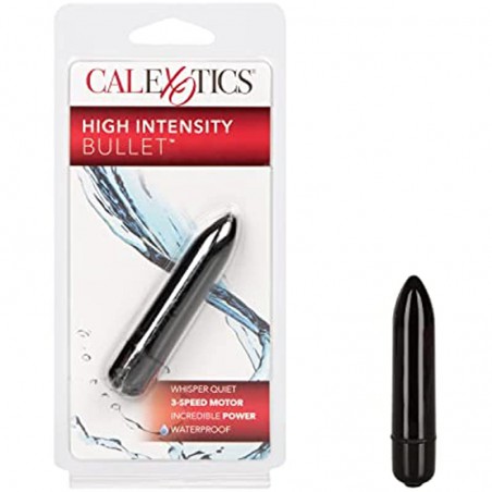  High Intensity Mini Bullet Vibrator - Waterproof Sex Toys for Couples - Adult Vibe Massager - Black
