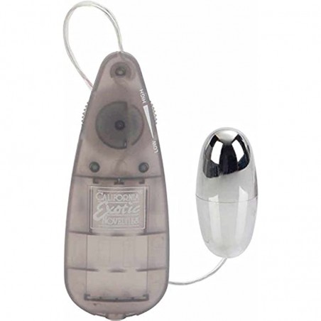 ULTRA INTENSE MULTISPEED VIBRATING SILVER EGG BULLET