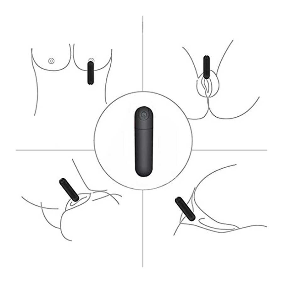 Women's Entertainment Bullet Vibrator Massager - Small G-spot Bullet Vibrator Stimulator, Rechargeable Personal Mini Waterproof 