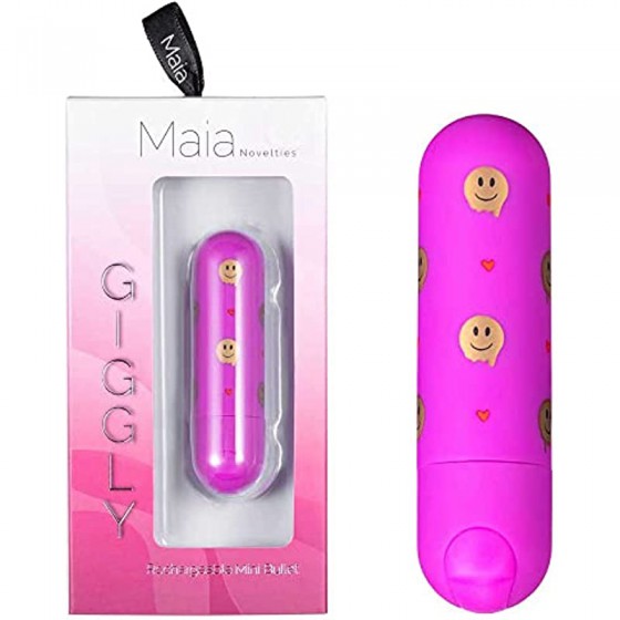 GIGGLY 10-Function Rechargeable Bullet Clitoral Vibrator Sex Toy