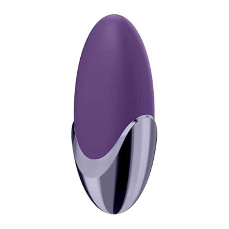 Satisfyer Purple Pleasure Lay-On Vibrator - Powerful Vibrating Clitoral Stimulator, Personal Massager for Stimulation of Clitori