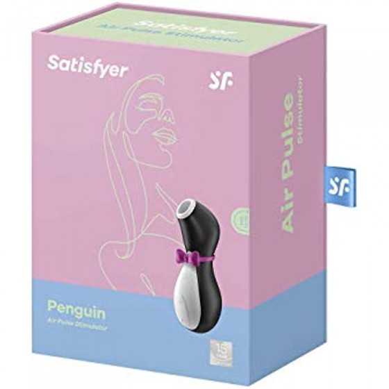 Satisfyer Penguin Air-Pulse Clitoris Stimulator - Non-Contact Clitoral Sucking Pressure-Wave Technology, Waterproof, Rechargeabl