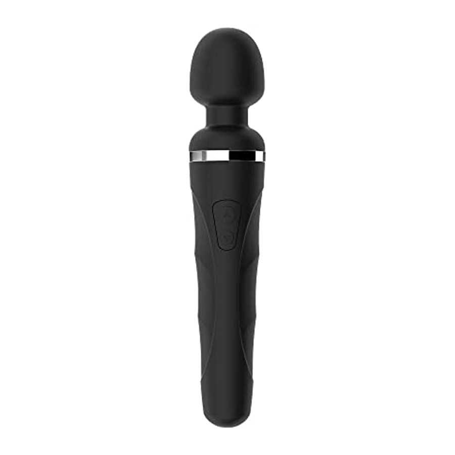 LOVENSE Domi 2 Wand Massager for Women/Men, Classic Vibrator Wand, Powerful & Quiet Stimulator with Dual Rotating Head, Bluetoot