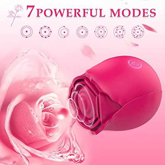 Rose Sex Toy Vibrator for Women,Clitoral Stimulator Vibrator G spot Vibrator with 10 Modes for Clitoris Stimulation,Adult Sex To