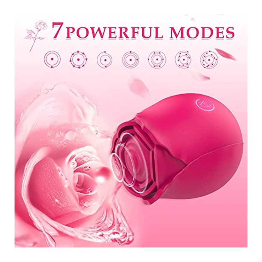 Rose Sex Toy Vibrator for Women,Clitoral Stimulator Vibrator G spot Vibrator with 10 Modes for Clitoris Stimulation,Adult Sex To