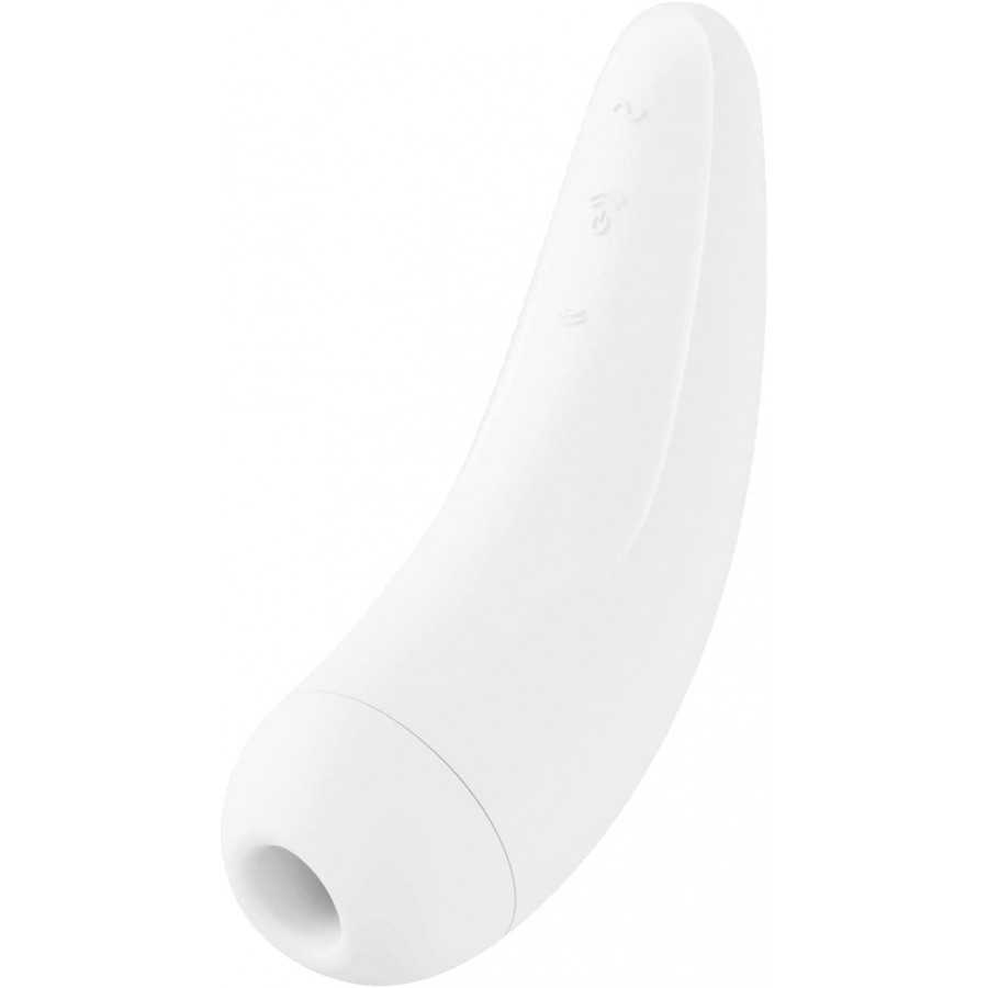 Satisfyer Curvy 2+ Air-Pulse Clitoris Stimulating Vibrator with App Control - Clitoral Sucking Pressure-Wave Technology & Vibrat