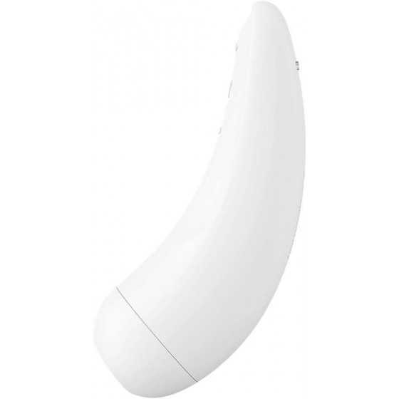 Satisfyer Curvy 2+ Air-Pulse Clitoris Stimulating Vibrator with App Control - Clitoral Sucking Pressure-Wave Technology & Vibrat