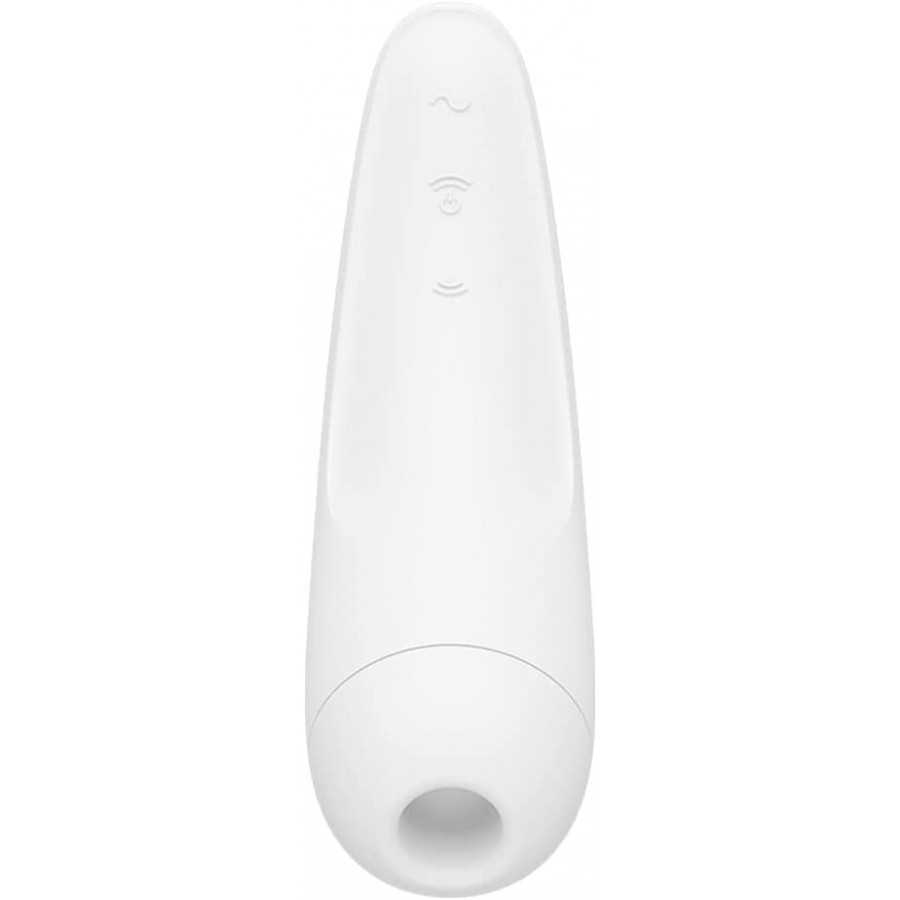 Satisfyer Curvy 2+ Air-Pulse Clitoris Stimulating Vibrator with App Control - Clitoral Sucking Pressure-Wave Technology & Vibrat