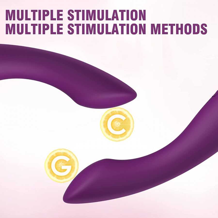 Gspot Vibrator Dildo Sex Toys - SVAKOM Female Vibrating Dildos Clit Personal Massager for Women with 5 * 5 Playful Vibration - C