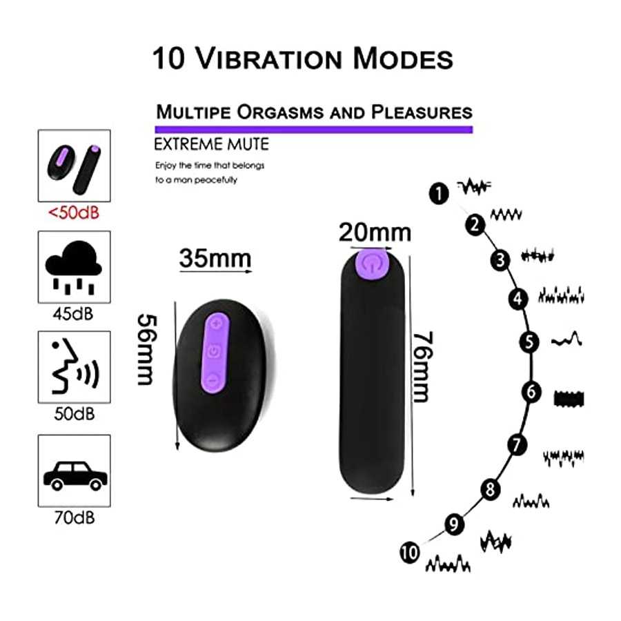 Vibrating Panties Sex Toys Vibrating Ball for Women, Remote Control Bullet Vibrator Underwear Clit Sucking Clitorals Stimulator 