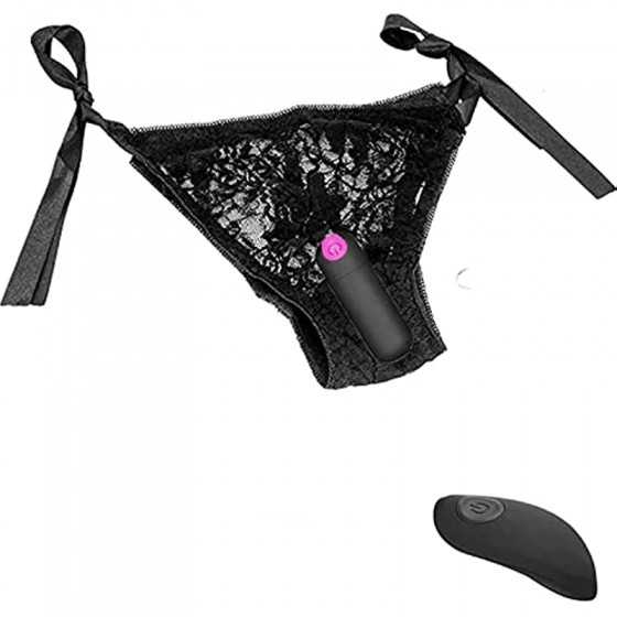 Remote Control Bullet Vibrator Panties, Wearable Vibrating Panty Clit Clitorals Stimulator Sucking Adult Sex Toys for Women Coup