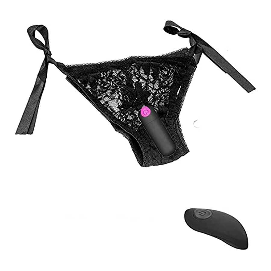 Remote Control Bullet Vibrator Panties, Wearable Vibrating Panty Clit Clitorals Stimulator Sucking Adult Sex Toys for Women Coup