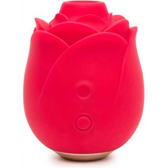 Lovehoney Rose Clitoral Sucking Toy - Clit Stimulator with 6 Suction Speeds - Waterproof Sucker Vibrator - Rechargeable Vibratin