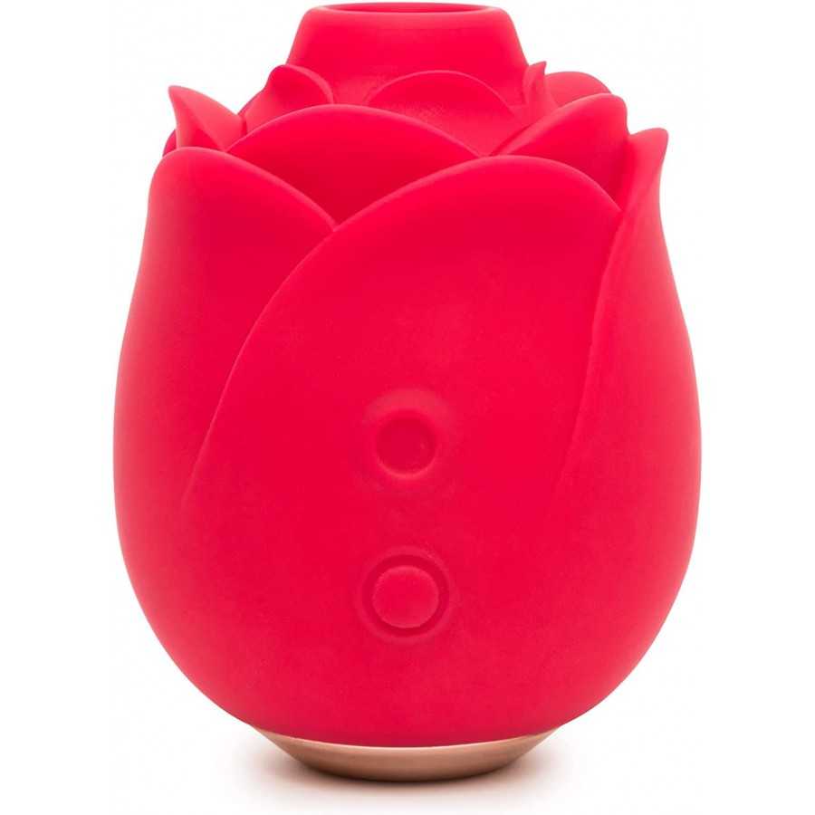 Lovehoney Rose Clitoral Sucking Toy - Clit Stimulator with 6 Suction Speeds - Waterproof Sucker Vibrator - Rechargeable Vibratin