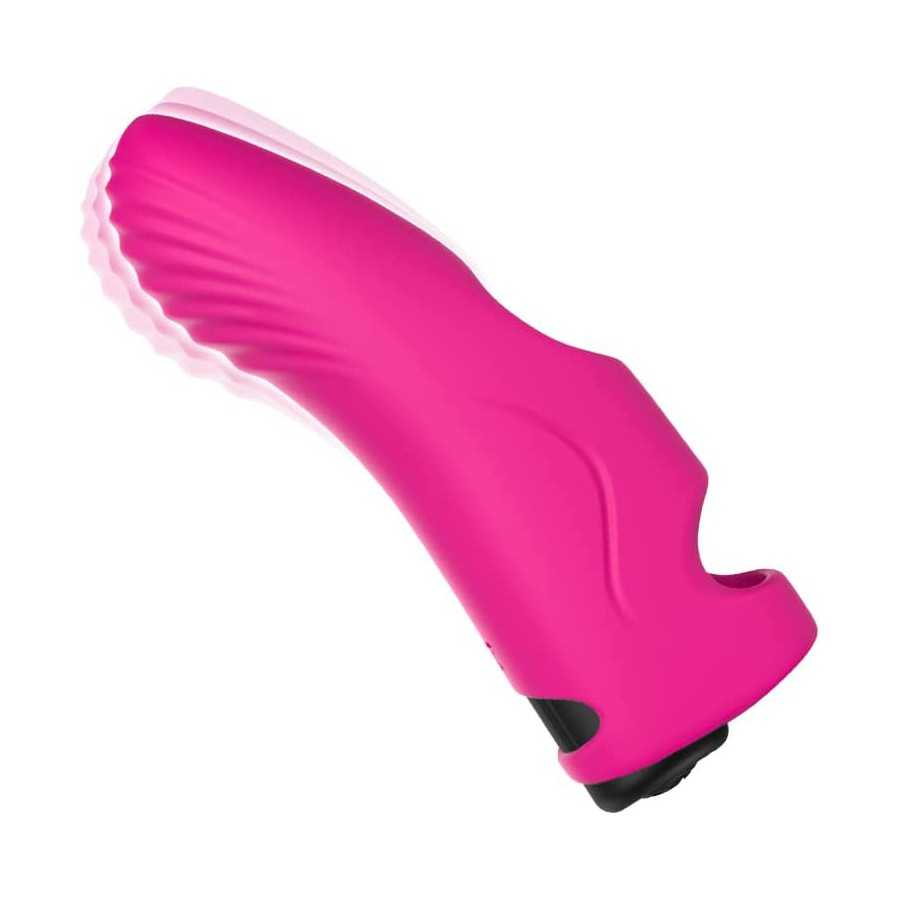 Finger Silicone Vibrator, Stimulate Women Clitoris Nipples and Anal, Magnetic USB Rechargeable Detachable Bullet Vibrator, Adult