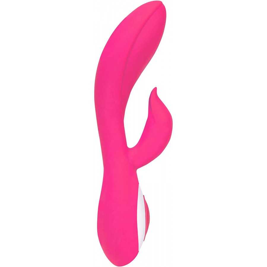 Pure Love G-Spot Silicone Rabbit Vibrator Purple, Rechargeable Clitoris Stimulator, Water-Resistant and Multi Function, Adult Se
