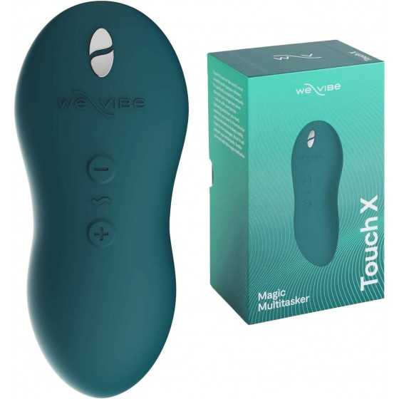 We-Vibe Touch X Mini Clitoral Vibrator Powerful Clitoris Massaging Toy Massager, Green Velvet