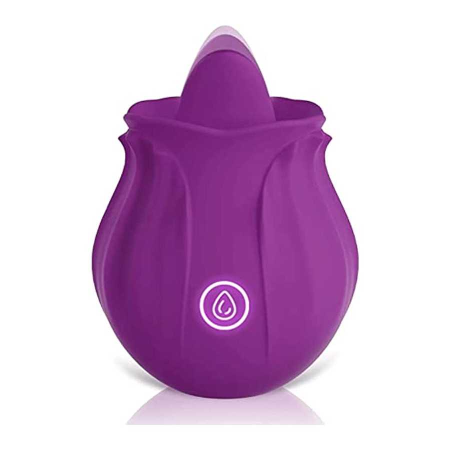 Feelingirl G spot Vibrator Clitoral Tongue Vibrator, Mini Vibrator for Clit Stimulator-Sex Toy for Women& Couples USB Magnetic R