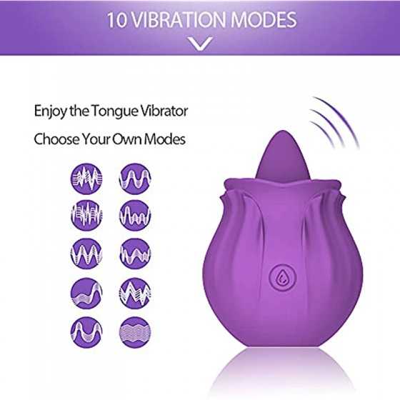 Feelingirl G spot Vibrator Clitoral Tongue Vibrator, Mini Vibrator for Clit Stimulator-Sex Toy for Women& Couples USB Magnetic R