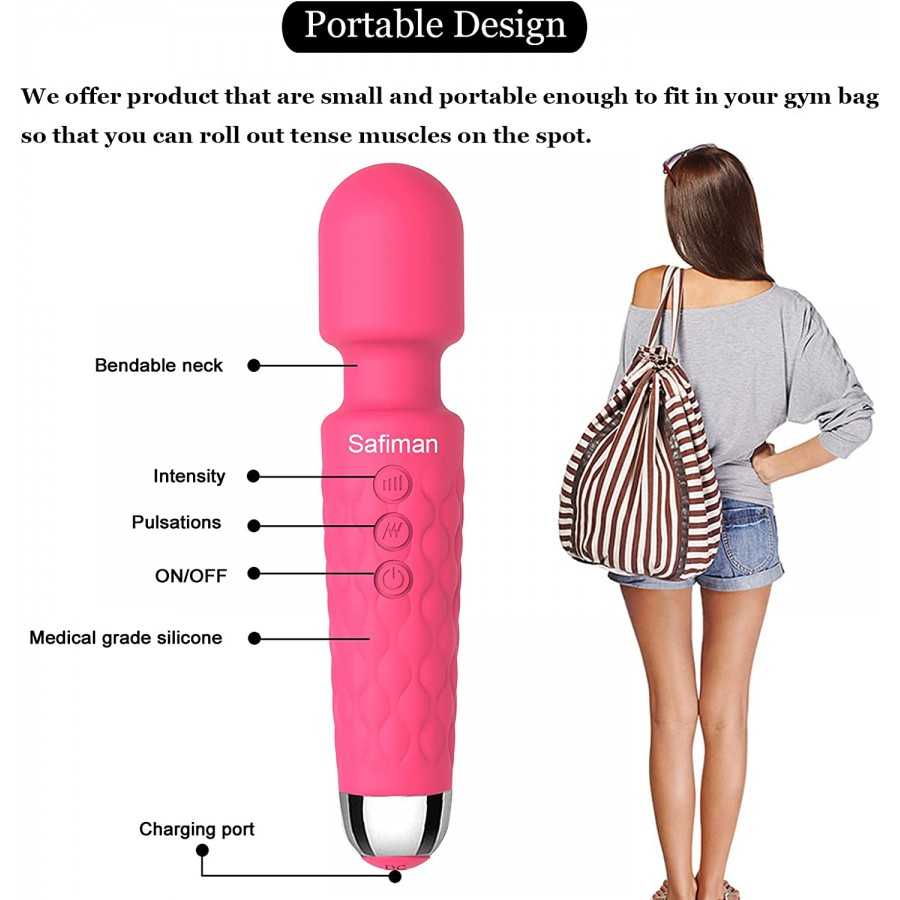 Safiman Bullet Vagina Stimulator Rose Vibrator Adult Massager Wand Magic Waterproof 20 Vibration Nipple Rabbit Pocket roket G Sp