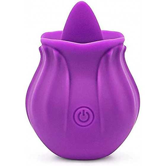 Rose Toy for Woman, Clitoral Nipple Stimulator-G spot Vibrator with 10 Tapping Modes, Vibrating Personal Massager Rose Vibrators