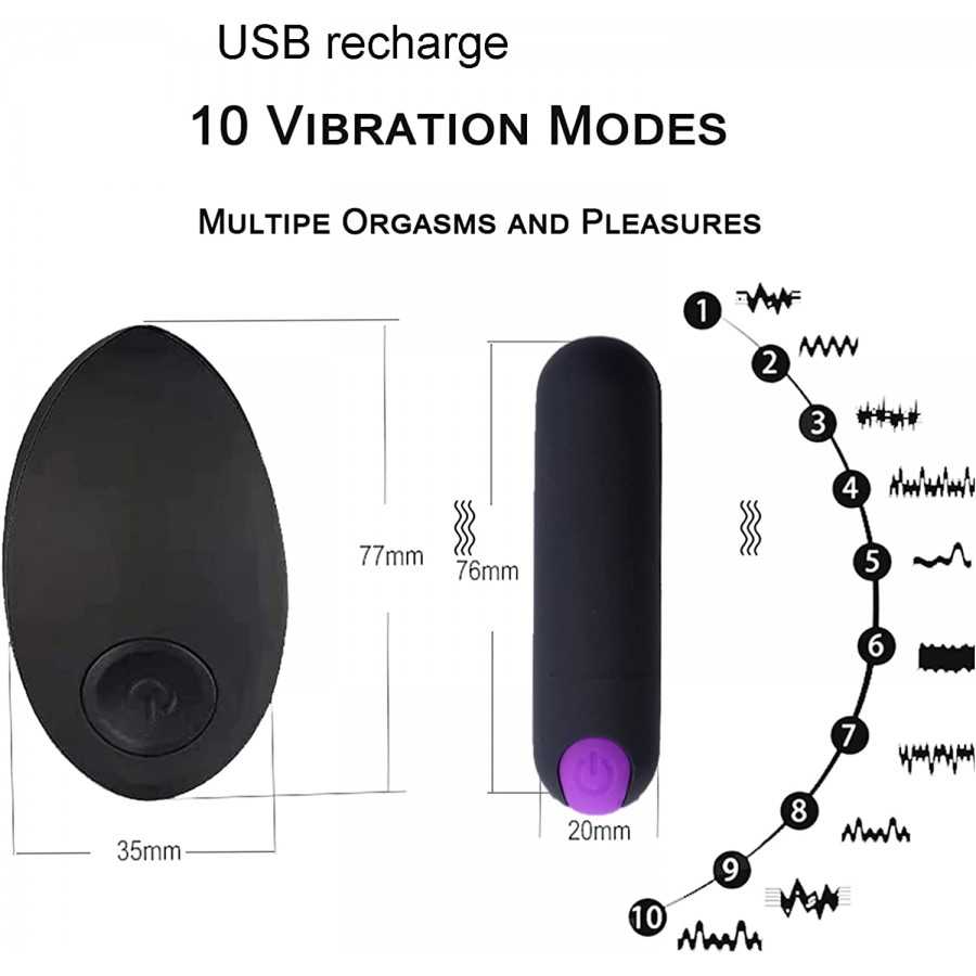 Remote Control Wearable Vibrator Vibrating Panties -10 Vibration Dildos Massager G spot Clitoral Vagina Stimulator Clit Nipple T