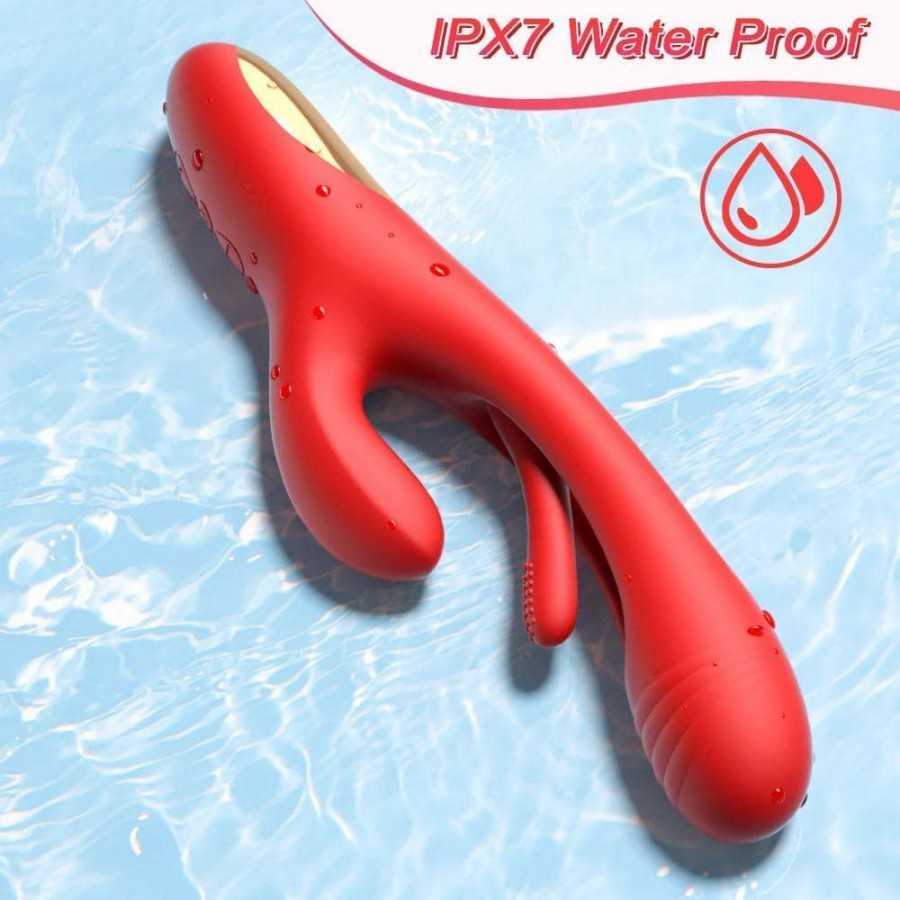 New 2023 Clitoral Vibrator Sex Toy for Women, 21 Modes Powerful Patting Dildo G-spot Vibrator with Clit Stimulator Clitoral Mass