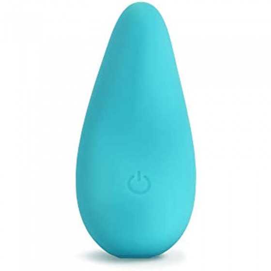 plusOne Mini Massager with Storage Bag, 10 Vibration Settings, Body-Safe Silicone, Rechargeable Battery