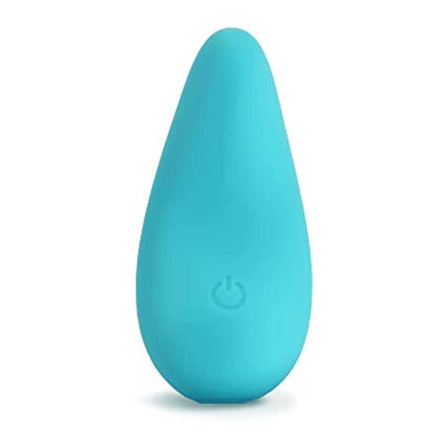 plusOne Mini Massager with Storage Bag, 10 Vibration Settings, Body-Safe Silicone, Rechargeable Battery