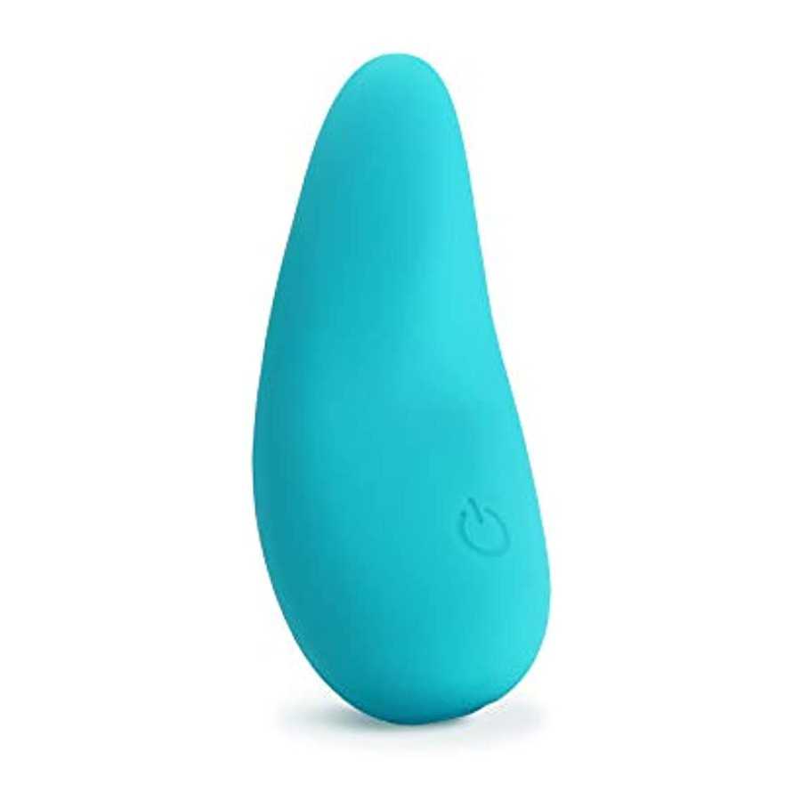 plusOne Mini Massager with Storage Bag, 10 Vibration Settings, Body-Safe Silicone, Rechargeable Battery