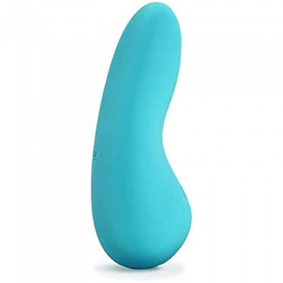 plusOne Mini Massager with Storage Bag, 10 Vibration Settings, Body-Safe Silicone, Rechargeable Battery