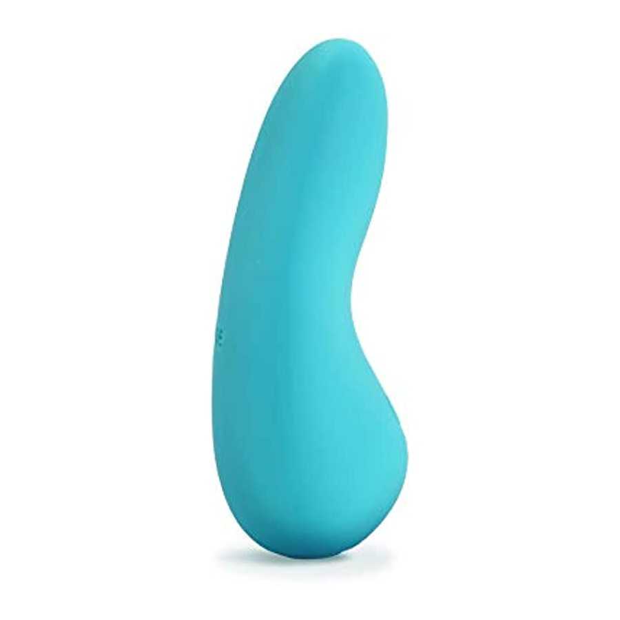 plusOne Mini Massager with Storage Bag, 10 Vibration Settings, Body-Safe Silicone, Rechargeable Battery