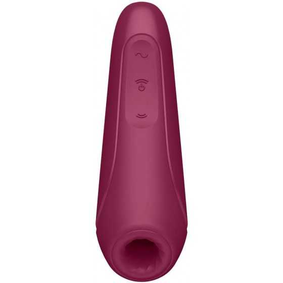 Satisfyer Curvy 1+ Air-Pulse Clitoris Stimulating Vibrator with App Control - Clitoral Sucking Pressure-Wave Technology & Vibrat