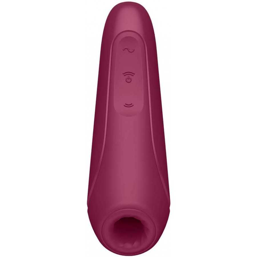 Satisfyer Curvy 1+ Air-Pulse Clitoris Stimulating Vibrator with App Control - Clitoral Sucking Pressure-Wave Technology & Vibrat