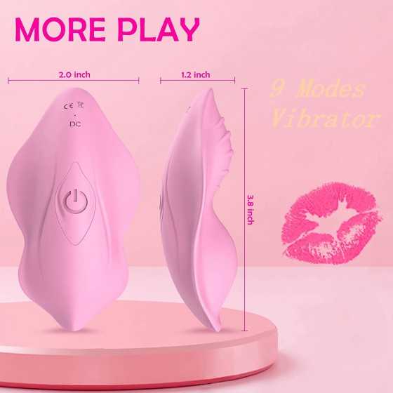 Wearable Panty Vibrator with Wireless Remote Control Vibrating Eggs,Rechargeable Butterfly Vibrators Clitorals Stimulator for Wo