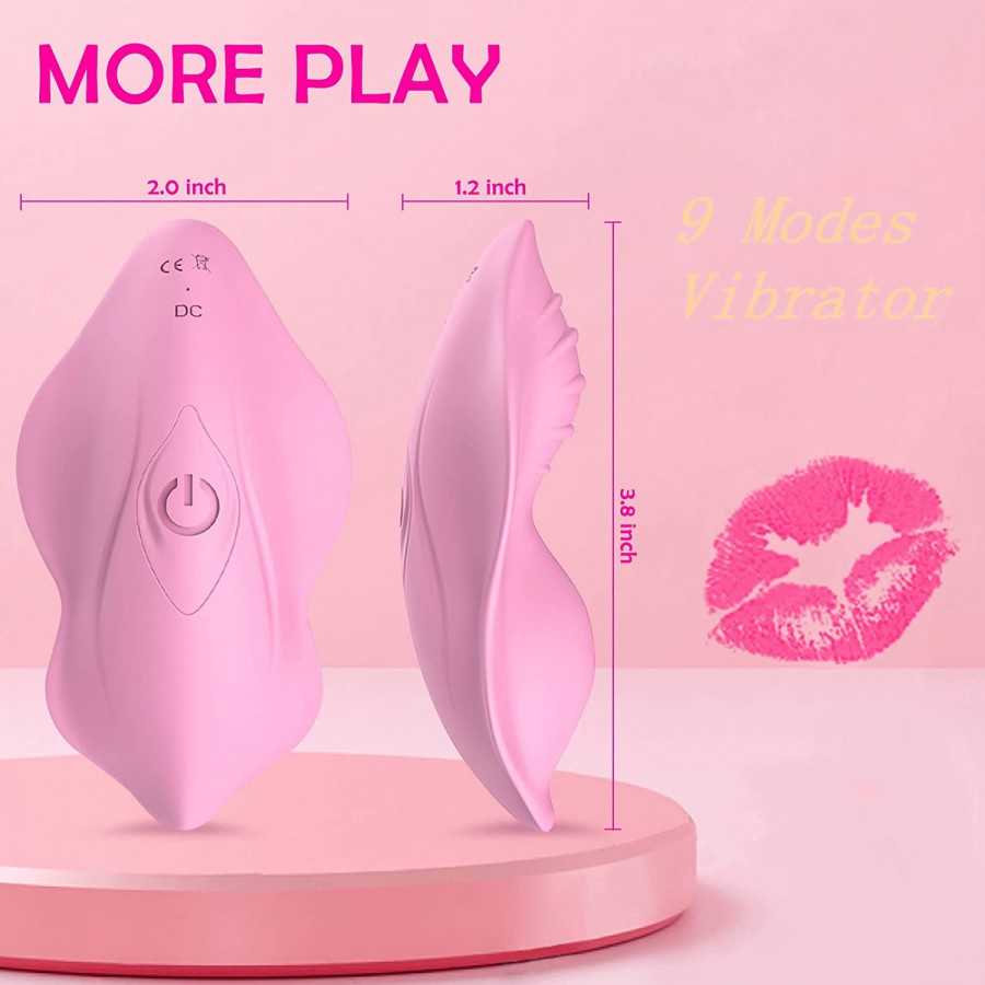 Wearable Panty Vibrator with Wireless Remote Control Vibrating Eggs,Rechargeable Butterfly Vibrators Clitorals Stimulator for Wo