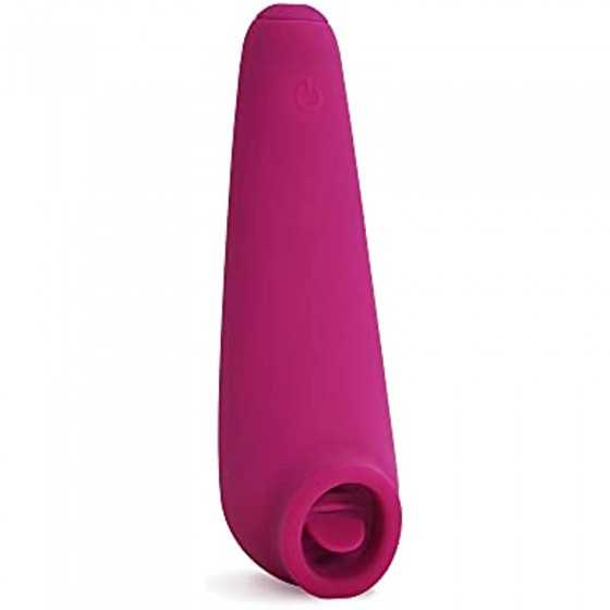 plusOne Fluttering Arouser, 10 Vibration Settings, Clitoral Stimulator Tongue Licking Vibrator, Nipple Licker for Women, Man, Co