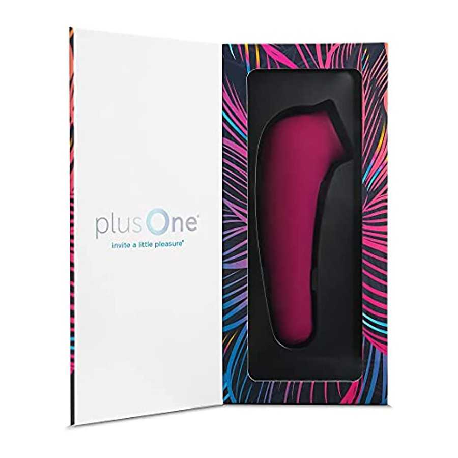 plusOne Fluttering Arouser, 10 Vibration Settings, Clitoral Stimulator Tongue Licking Vibrator, Nipple Licker for Women, Man, Co