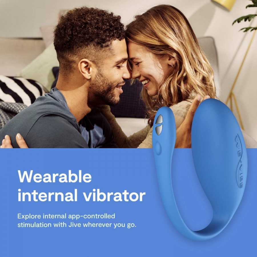 We-Vibe Jive Wearable G-spot & Clitoris Stimulator Smart Toy Vibrator, Electric Pink